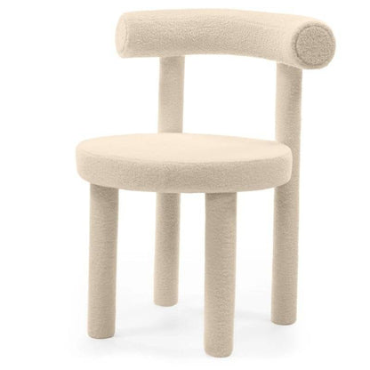 Sedia da pranzo PERER III 2.0 Crema Boucle