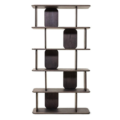 Scaffale arrotondato SALA, marrone espresso