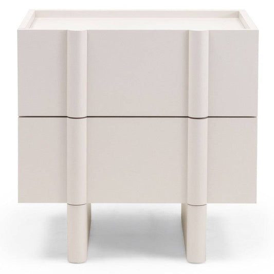 Comodino OSSM Cashmere con Fronti Arrotondati