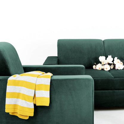 Divano letto STABLE 3 posti - avocado, naturale