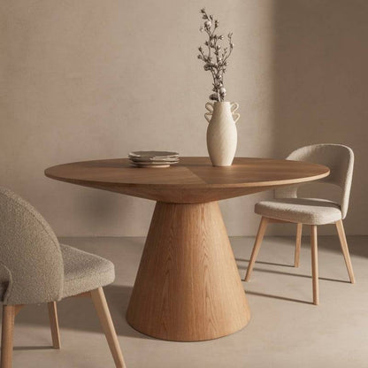 KORELLA Tavolo Rotondo 137 cm Rovere Naturale