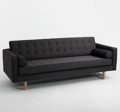 Schlafsofa TOPIC WOOD, Carbon, Naturholz