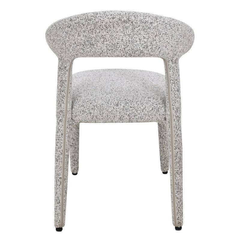Sedia imbottita IROKIH, melange beige-grigio