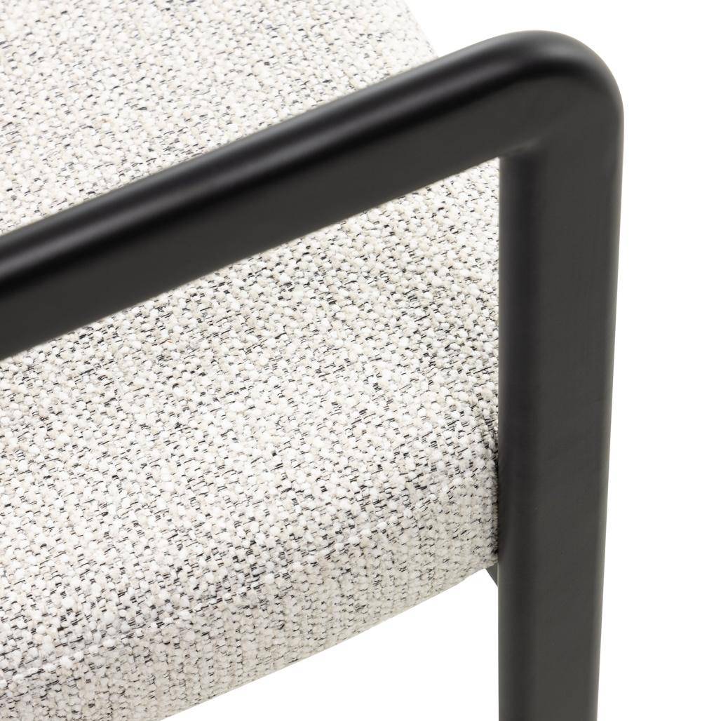 Polsterstuhl FLAIRE, Grau-Beige und Schwarz