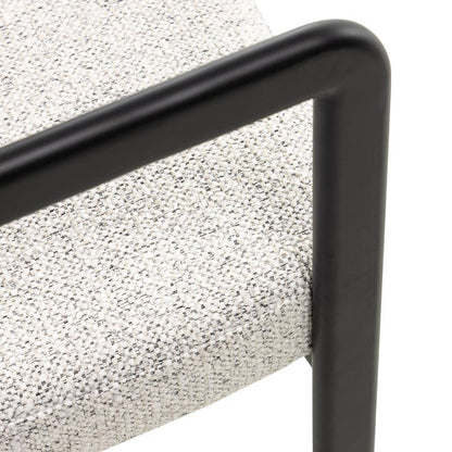 Polsterstuhl FLAIRE, Grau-Beige und Schwarz