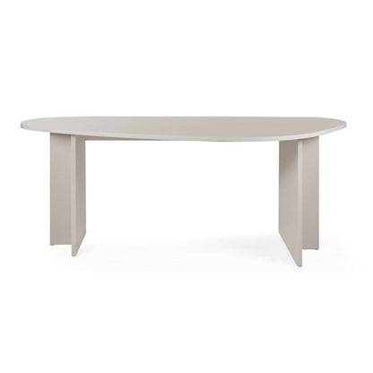 Tavolo ZEV 200 cm piano irregolare, cashmere