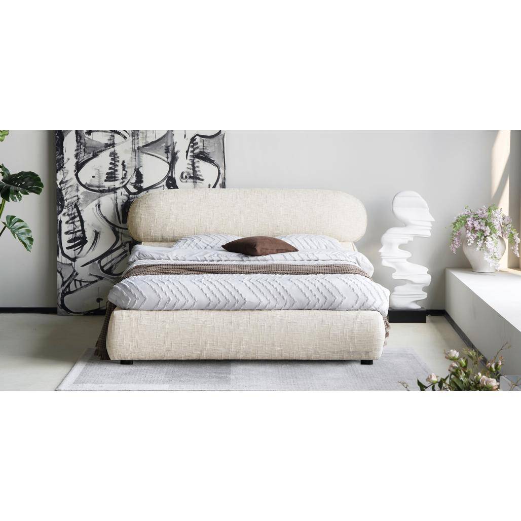 Letto AVION 160x200 cm, beige chiaro, contenitore