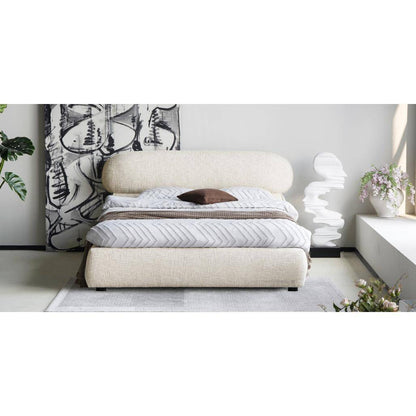 Letto AVION 160x200 cm, beige chiaro, contenitore