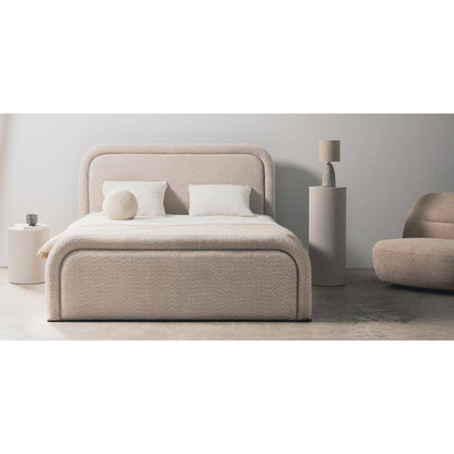 Polsterbett LORENZ 140x200 cm beige