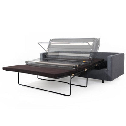 Schlafsofa 2-Sitzer TOPIC WOOD Anthrazit Natur