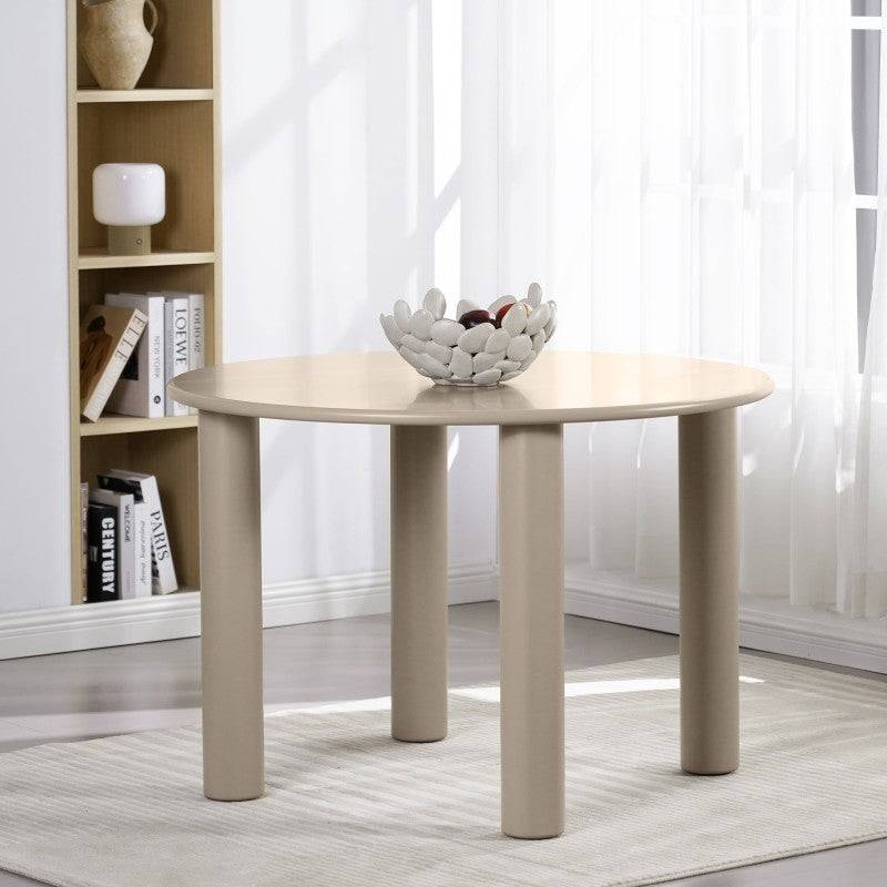 Tavolo Rotondo OKIJ Beige Scuro Diametro 110 cm