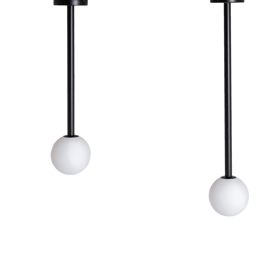 Lampada a soffitto SODO L - Nero