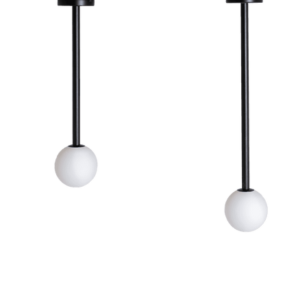 Lampada a soffitto SODO L - Nero