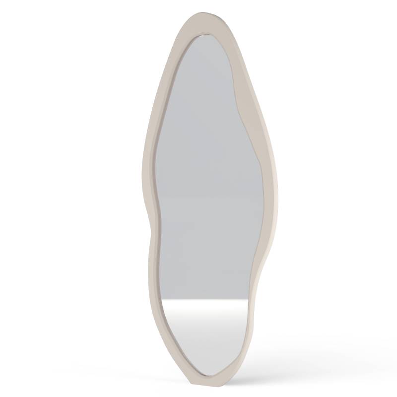 Specchio MARIMAR 180x80 cm, forma irregolare, beige chiaro