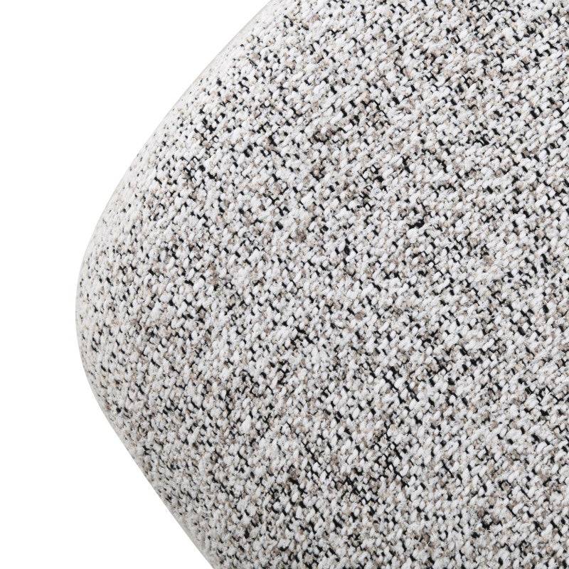 Sedia imbottita IROKIH, melange beige-grigio