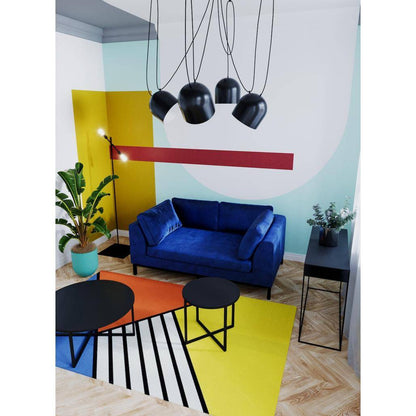 Console TENSIO 2 Floor Metal 100x35 - Nero