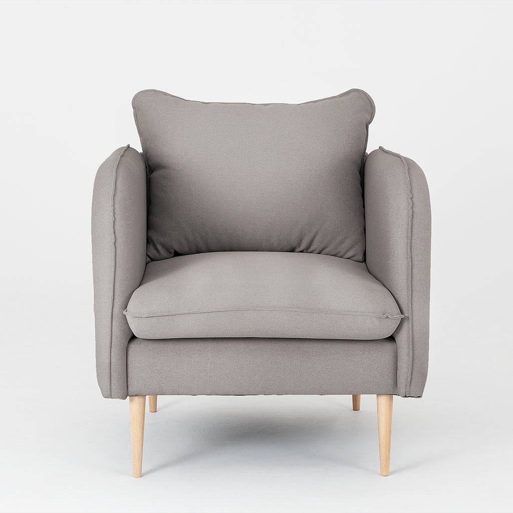 Poltrona POSH WOOD - Acciaio, Naturale