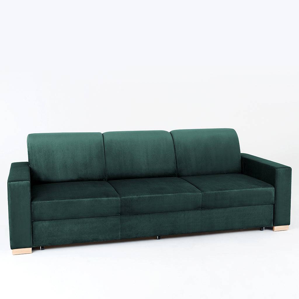 Divano letto STABLE 3 posti - avocado, naturale