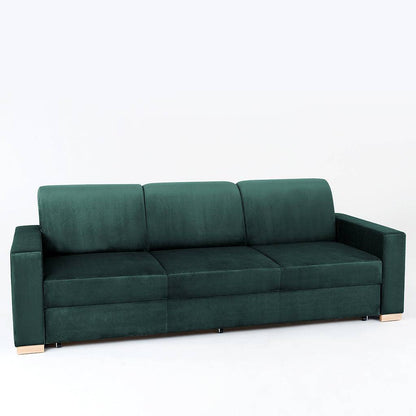 Divano letto STABLE 3 posti - avocado, naturale