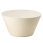 Tavolino ELISSA Ø60 cm, bianco crema, lucido