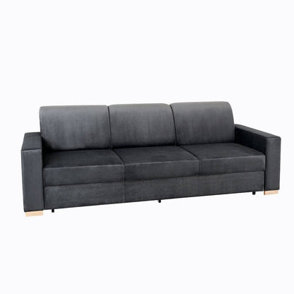 Divano letto STABLE 3 posti - grigio lilla, naturale