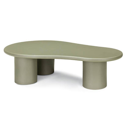 Tavolino da caffè NUBE, verde oliva opaco