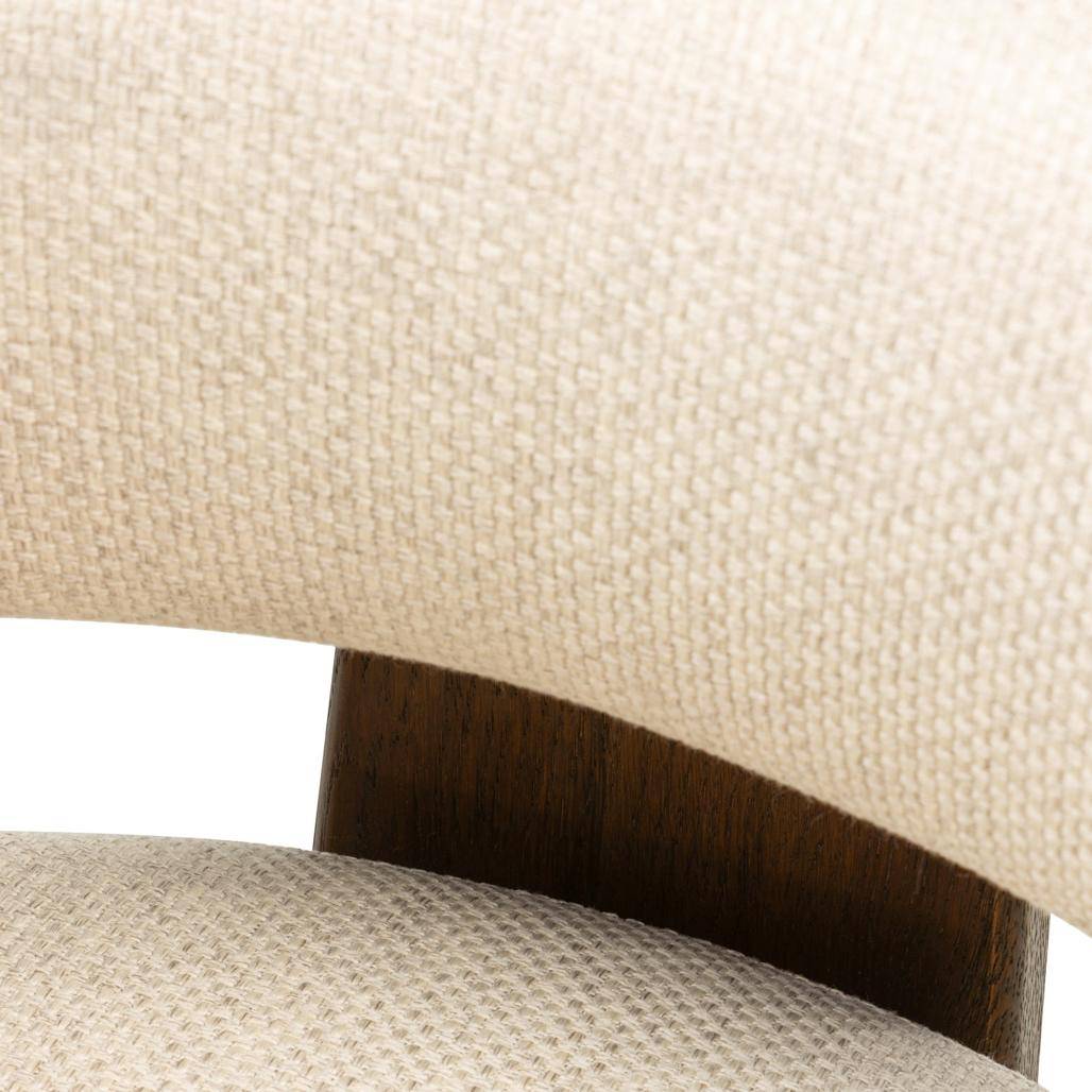 Sedia da Pranzo MOCHA Beige e Rovere Mocha