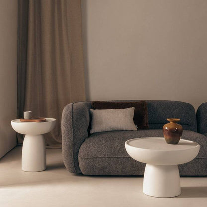 LORENSI Couchtisch 60 cm, beige, matt lackiert