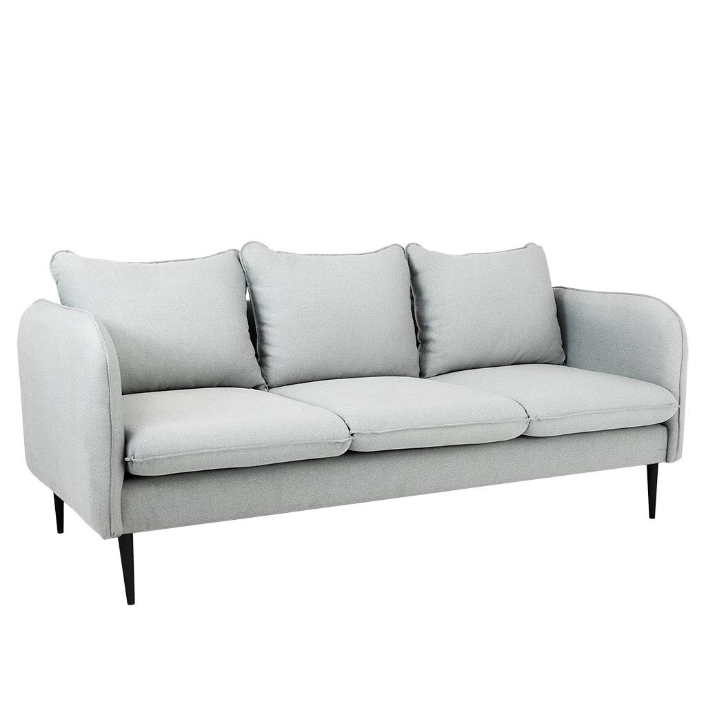 Sofa POSH 3-Sitzer - Schwarz Platin