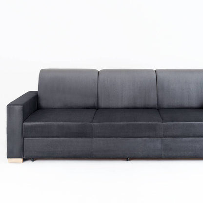 Divano letto STABLE 3 posti - grigio lilla, naturale