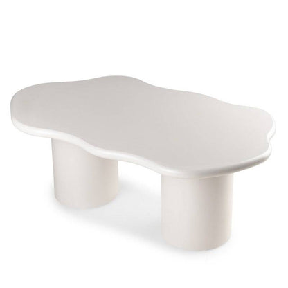 Beistelltisch MIRELLA, graubeige, abgerundete Formen