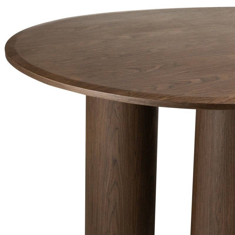 VISPI Tavolo da Pranzo 140 cm, Noce Scuro