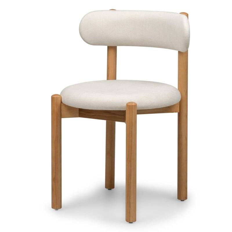 Sedia YANG Crema/Legno Naturale