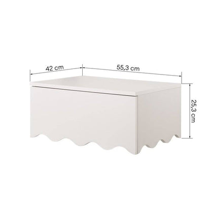 Comodino TIM Cashmere con Onda