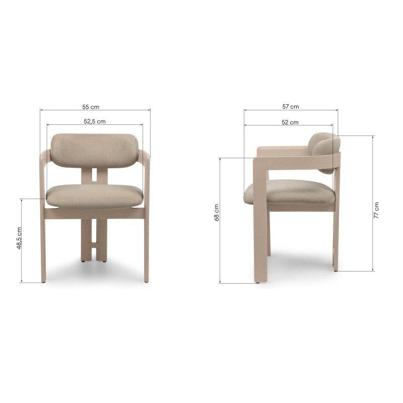 Esszimmerstuhl NAREL Beige