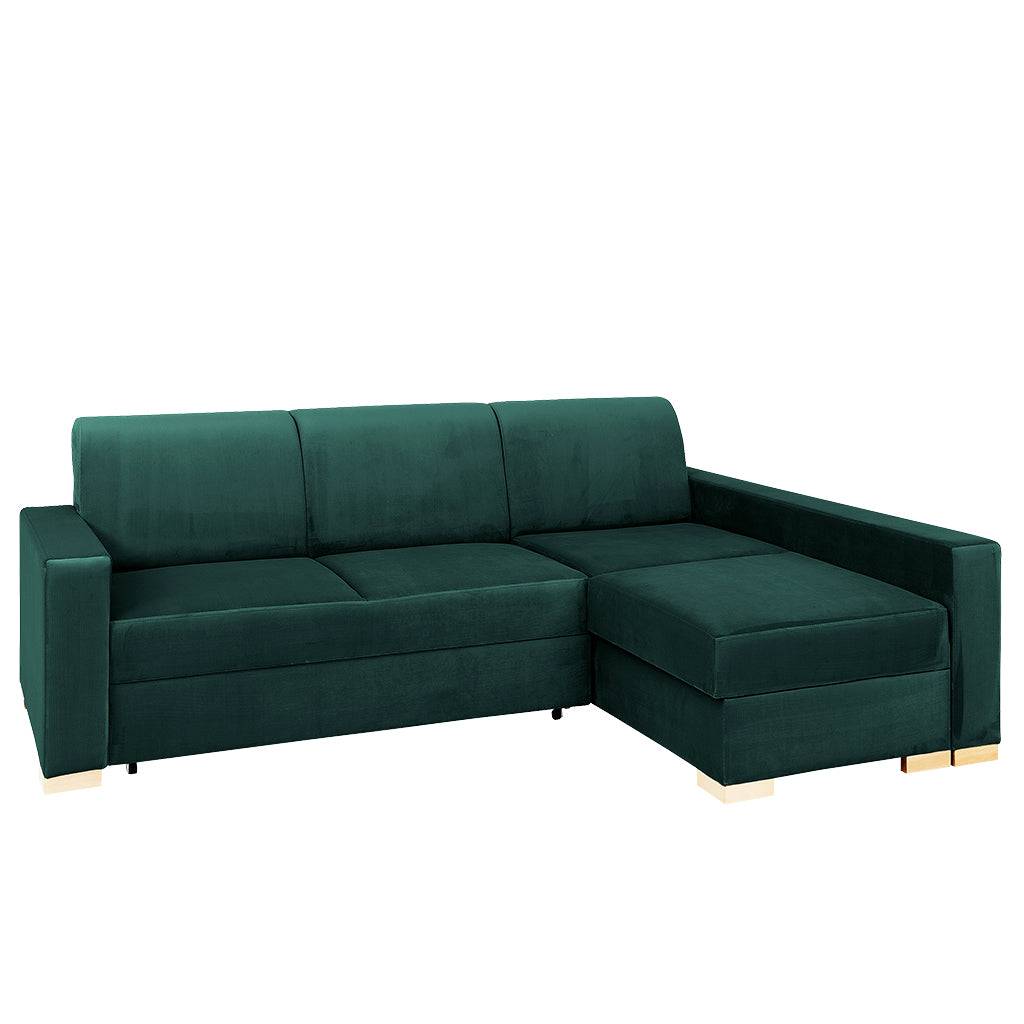 Eckschlafsofa STABLE R – Avocado