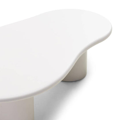 Couchtisch NUBE grau-beige abgerundete Formen