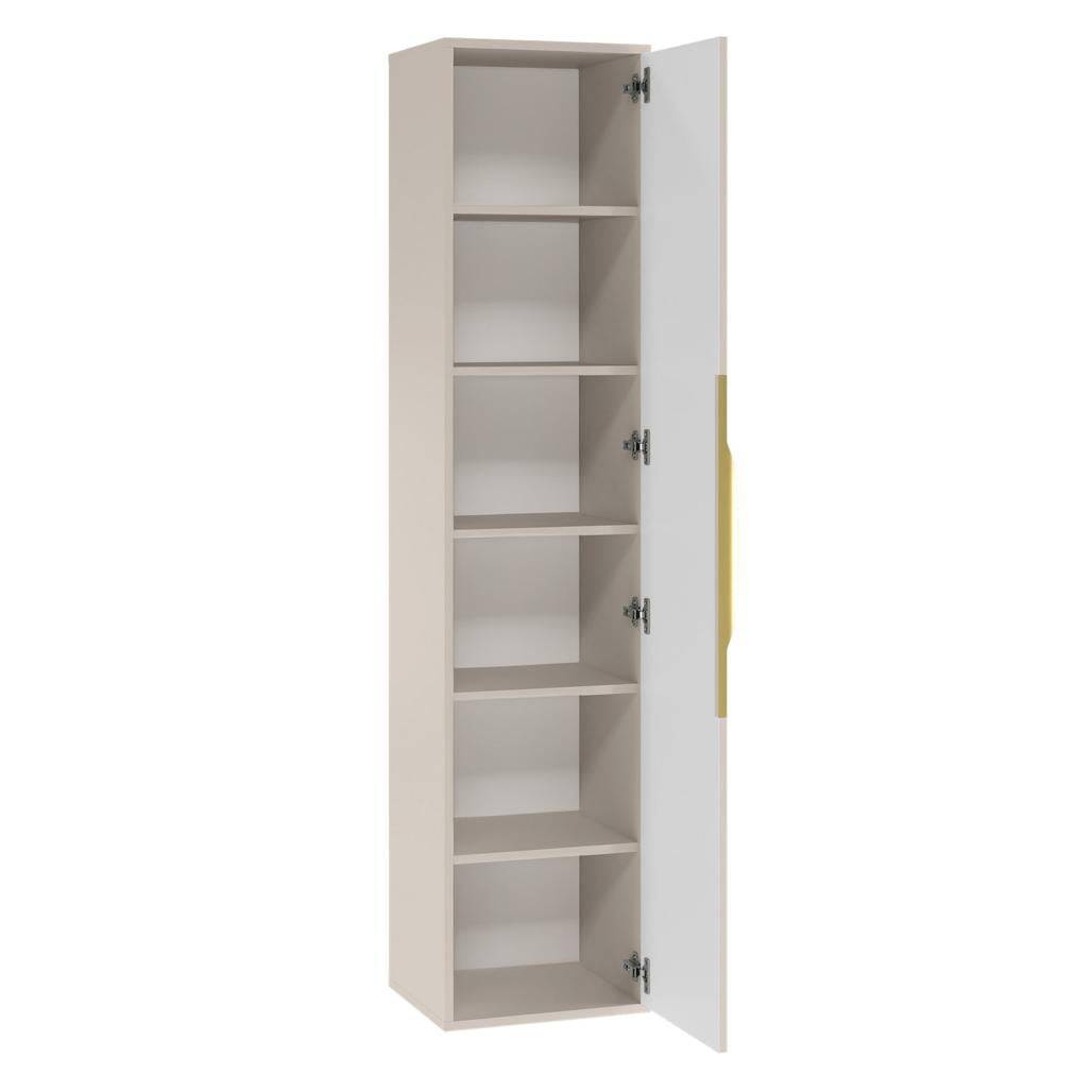 Mobile bagno ANVERS, rigato, maniglia oro, cashmere