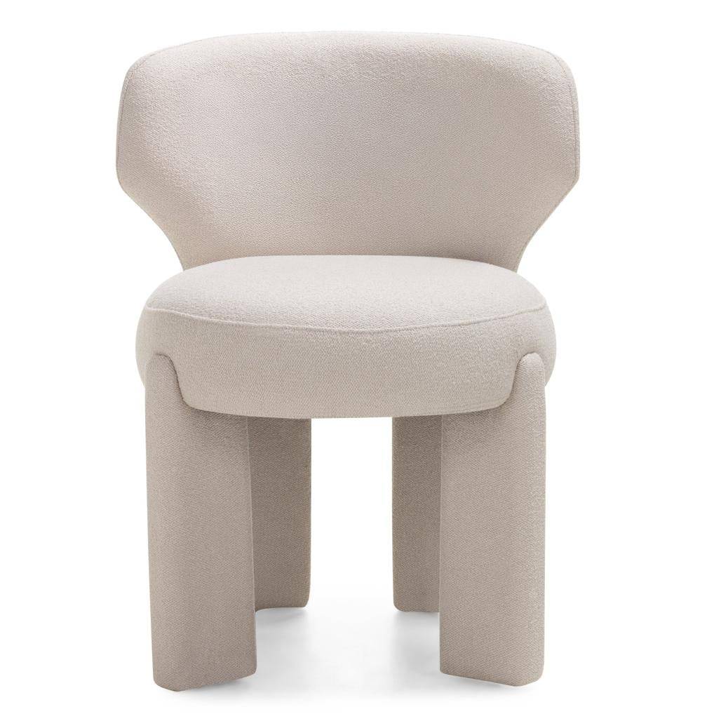 Polsterstuhl SELEN, creme, Bouclé