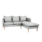 Divano Angolare POSH P WOOD Platino