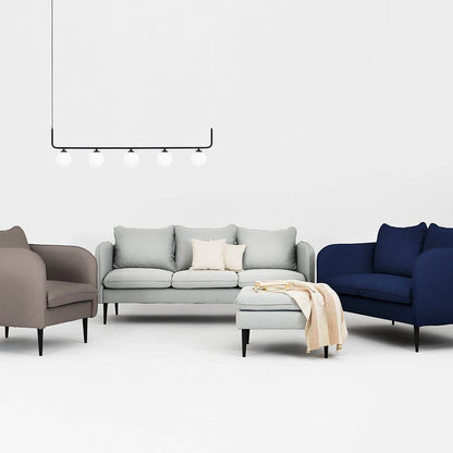 Sofa POSH, 2-Sitzer – Tintenschwarz