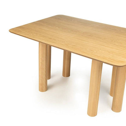 Ausziehbarer Tisch LOALOA 140-200 cm, Wildeiche Natur