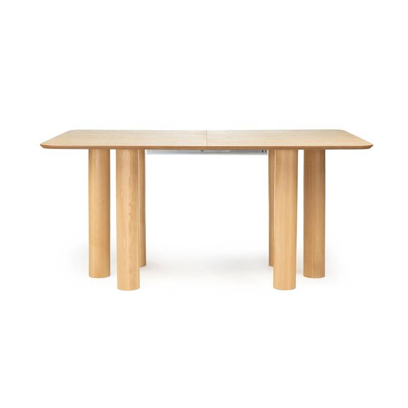 Ausziehbarer Tisch LOALOA 140-200 cm, Wildeiche Natur