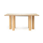 LOALOA extendable dining table 140-200 cm, natural oak