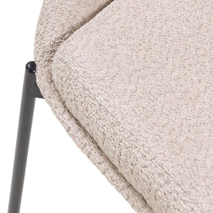 Sedia DEAN, beige, gambe nere