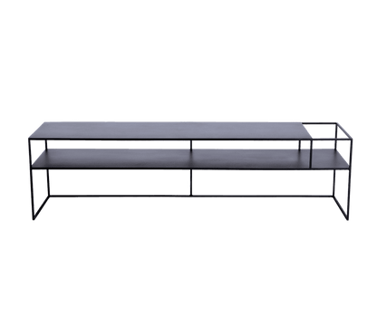 Tavolo RTV SENSO FLOWER METAL 170x45 P - nero