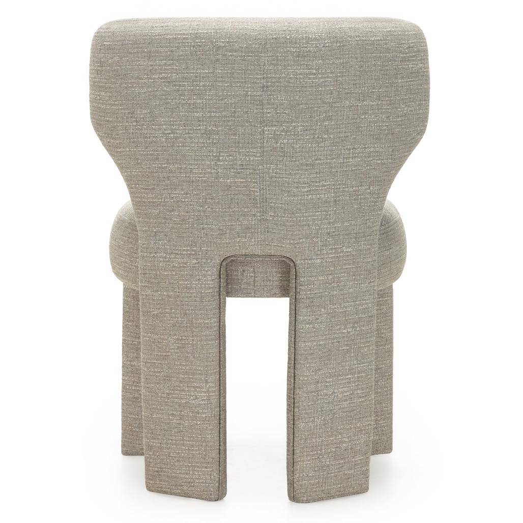 Polsterstuhl MALI beige, abgerundete Formen