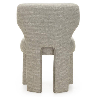 Polsterstuhl MALI beige, abgerundete Formen