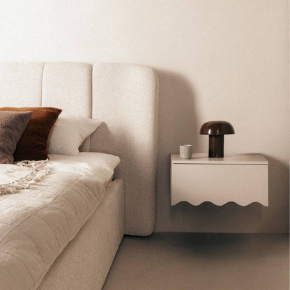 Comodino TIM Cashmere con Onda