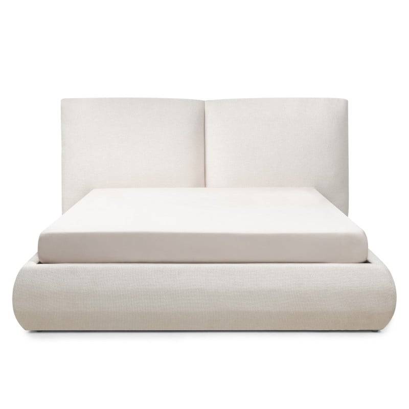 UNAR Polsterbett 160x200 cm mit Bettkasten beige
